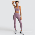 Nouvelles femmes en tricot de yoga sans couture Lega Legging High Waited Tamim Control Gym Leggings Sports Pants Fitness Workout Flex Leggings